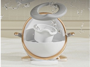 Pot de toilette portable pour enfants, urinoir pour bébé, pot d'apprentissage de la propreté, toilette debout, pot d'apprentissage de la propreté en plastique, mignon dessin animé grenouille, apprentissage de la propreté pour garçons, espace - Product Image 3