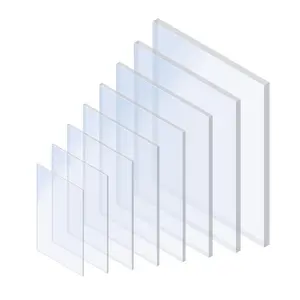 Feuilles de soleil ondulées en plastique verre polycarbonate clair feuille de toiture en PC pour serre