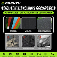 Revêtement de sol sportif en gazon artificiel à fibres bouclées pour entraînement fonctionnel, poussée et traction de traîneau, CrossFit et usage commercial