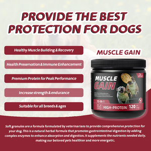Complément alimentaire pour chiens Pet Yuan OEM ODM <span class=keywords><strong>Bully</strong></span> <span class=keywords><strong>Max</strong></span>, renforcement musculaire, prise de masse musculaire, aliment pour chiens, stimulant musculaire - Product Image 3