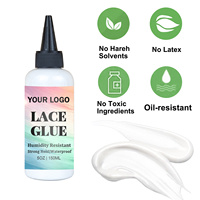 Colle pour perruques résistante à la transpiration, adhésif imperméable à tenue forte pour perruques à dentelle, marque distributeur