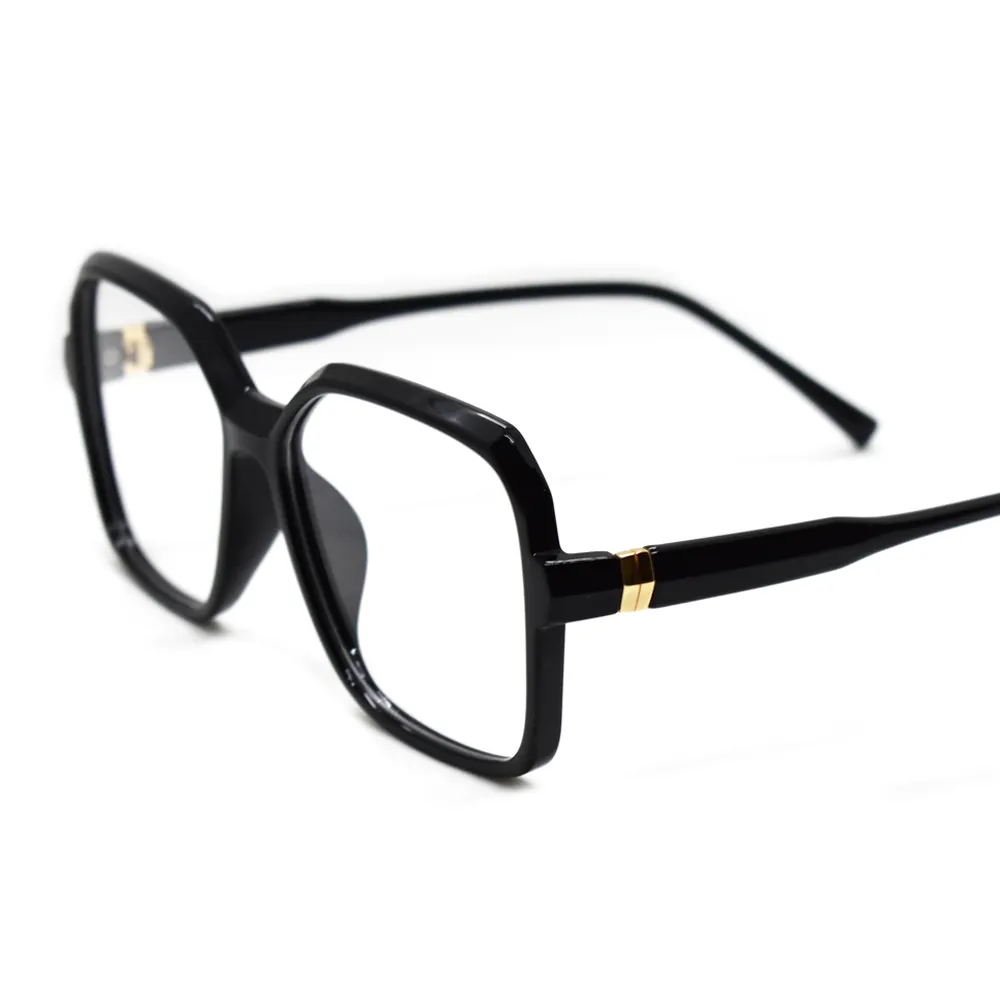 Classic glasses Large size square frame optical frame glasses for men TR90 acetate glasses for women