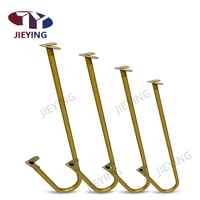 Jieying Table basse à manger pieds lumière cadre de meubles en métal de luxe support de plaque de roche légère raccords de meubles