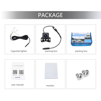 12V Sans Fil Wifi Android et iPhone Vue Arrière Caméra De Recul D'aide à L'inversion de Voiture Caméra de Recul
