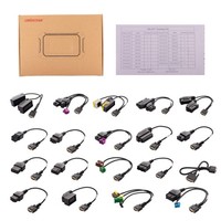 Cables de Extensión Dedicados para la Serie OBDSTAR HD, Juego de 19 Piezas, Compatible con Lectura/Escritura para ECM, TCM y ECUs de Carrocería y Chasis para ECU MASTER