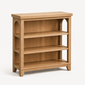 Modern French Retro Vintage Villa Wine Cabinet Display Simple Brown <b>Solid</b> <b>Wood</b> Small <b>Bookcase</b> Sideboard Storage Cabinet - Product Image 3