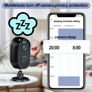 Mini HD <span class=keywords><strong>Wireless</strong></span>-Netzwerk kamera mit integriertem Nachtsicht-Akku Wifi-Konnektivität mit geringem Strom verbrauch Unterstützt die Solarpanel-Strom versorgung - Product Image 3