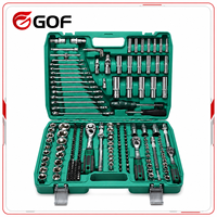 Ensemble de clés à cliquet en acier au carbone GOF de 216 pièces avec étui rigide pour la réparation automobile, la maison et le jardin - OEM/ODM disponible