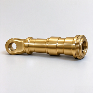 OEM Brass Precision Machined Shaft Custom CNC Turning Copper Shaft Spare Parts for Hydraulic Pneumatic <b>Machinery</b> - Product Image 4