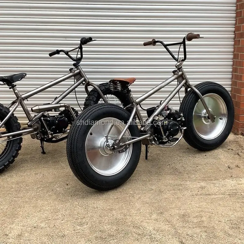 125cc cub bmx motorlu bisiklet/sokak izci bmx/125ml yağ kafeterya scrambler mini bisiklet/125cm3 vintage bmx bobber çukur bikeCE