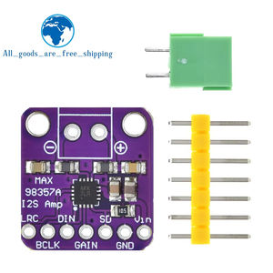 MAX98357 I2S 3W Clase D Amplificador Breakout Interfaz Dac Módulo decodificador Placa de audio sin filtro para Raspberry <span class=keywords><strong>Pi</strong></span> Esp32 - Product Image 3