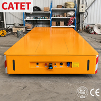 Chariot électrique sans rail de 10 tonnes avec configuration de sécurité complète, batterie au lithium et télécommande sans fil