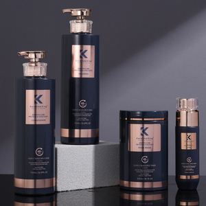 Ensemble de soins capillaires en marque blanche 4 pièces OEM ODM Vente en gros Sans sulfate Kératine Protéine Collagène Shampoing Après-shampoing Masque capillaire Huile capillaire - Product Image 1