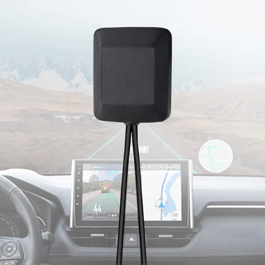 Magnetic and adhesive mount external 2g 3g 4g lte gsm gps cellular antenna for new energy vehicles