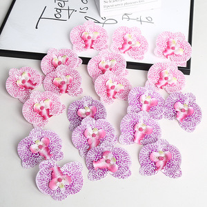 Cabezas de Flores de Orquídea Mariposa Artificiales en Gel de Silicona 3D Estilo Película para Decoración del Hogar, Paredes Florales para Bodas, Novias - Product Image 3