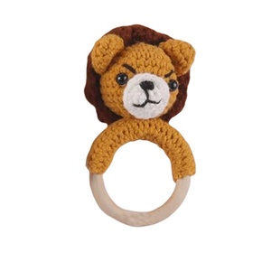 <span class=keywords><strong>Hochet</strong></span> <span class=keywords><strong>personnalisé</strong></span> pour bébé avec anneau de poignée, Crochet, Animal, <span class=keywords><strong>hochet</strong></span>, éléphant, hippopotame, jouet avec anneau en <span class=keywords><strong>bois</strong></span> - Product Image 5