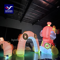 2025 ans mascottes nouvel an chinois serpent gonflable, ballon serpent géant gonflable pour la publicité
