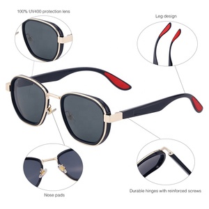 Wholesale Luxury Retro Polarized <b>Sunglasses</b> Men UV400 Protection Small Oval Frame <b>Sunglasses</b> Shades - Product Image 6