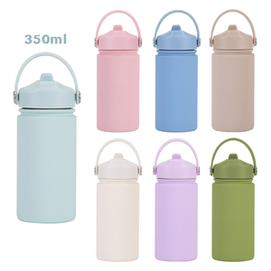 350ml carino sottovuoto a doppia parete in acciaio inox bottiglia per bere <span class=keywords><strong>bambini</strong></span> sport all'aria aperta portatile tazza di acqua con coperchio di paglia - Product Image 3