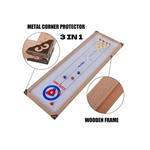 Oem & ODM 3 trong 1 bàn gỗ <span class=keywords><strong>shuffleboard</strong></span> quăn trò chơi và Bộ bowling - Product Image 2