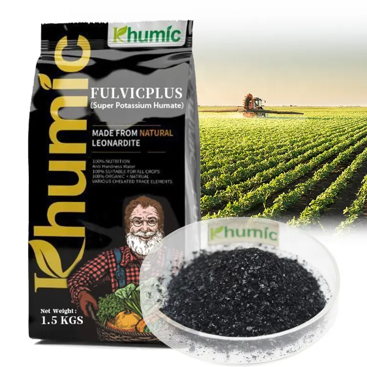 Fertilizante húmico para plantas, nutrientes de vegetais com ácido humico/ácidos