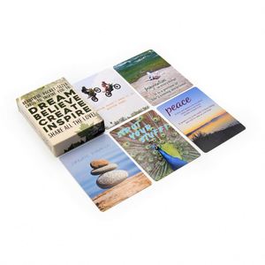 Tarjetas de Afirmaciones para la Salud Mental, Impresión de Logotipo Personalizado, Mazo de Tarjetas Motivacionales - Product Image 1
