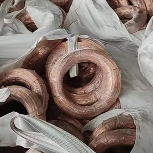 Customized Diameter Flat Stripping Ane Round Pure Red <strong>Copper</strong> <strong>Wire</strong> for Building - Product Image 2