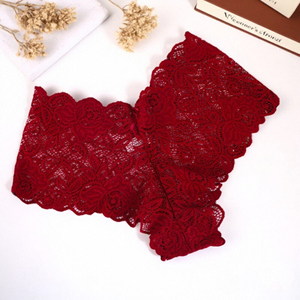 Cómodas bragas de algodón de talle bajo, tejidas, con encaje sexy, estilo <span class=keywords><strong>hipster</strong></span>, para mujer, al por mayor - Product Image 5
