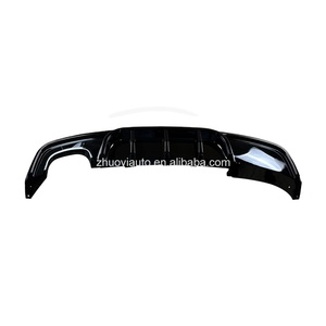 Diffuseur à <span class=keywords><strong>sortie</strong></span> unique de lèvre de pare-chocs arrière en Fiber de carbone avec lumière LED pour <span class=keywords><strong>BMW</strong></span> série <span class=keywords><strong>1</strong></span> E82 2008 2009 2010 2011 accessoire de réglage - Product Image 1