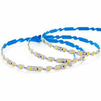 6.5mm 90LED/m SMD 2835 3000K-6000K Zigzag Double Layer Copper LED Strip IP65 Rated DC12V untuk Papan Huruf Timbul