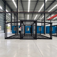 Maison conteneur préfabriquée extensible à assemblage rapide, bâtiment modulaire pour la construction de gîtes et dortoirs avec salle de bain complète