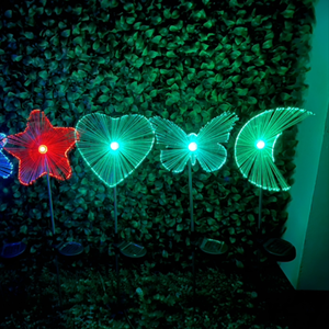 Fontaines chaudes extérieur jardin noël vacances artificielle rgb led fibre optique roseau lumière jardin maison décorative modifier <span class=keywords><strong>lampe</strong></span> - Product Image 1