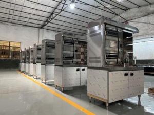 Asador de Pollos Comercial, <span class=keywords><strong>Horno</strong></span> Eléctrico Automático, Máquina para Asar Pollos <span class=keywords><strong>con</strong></span> Puerta Doble Vertical <span class=keywords><strong>y</strong></span> 4 Varillas - Product Image 5