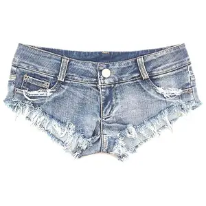 Denim Short Hot Pants Sexy Mini Jeans Shorts Streetwear Softener Pencil Pants WASHED Women's Low Waist Sexy High Waist Knitted