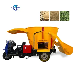 Self-propelled Cattle Sheep Feed Mixer Dairy Farm Horizontal Vertical TMR Feed Crusher Mixer