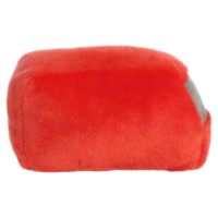 Jouet en peluche pour animaux de compagnie en forme de camion de pompiers, peluche douce en forme de camion de pompiers rouge, jouet interactif pour chiens et chats