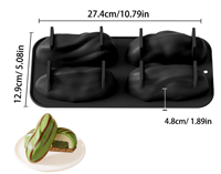 Moules en silicone de qualité alimentaire modernes pour les gâteaux à la mousse - Écologiques, antiadhésifs, réutilisables, résistants à la chaleur