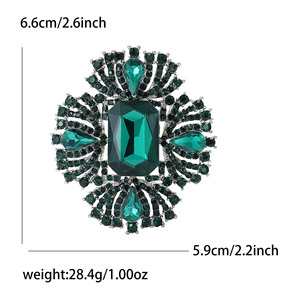 เข็มกลัดดอกไม้ขนาดใหญ่สำหรับเด็ก ทำจากโลหะผสมชุบทอง เหมาะสำหรับงานแต่งงาน งานหมั้น ของขวัญสุดหรู อุปกรณ์เสริมสำหรับกระเป๋า - Product Image 6