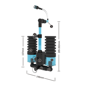 QANVEE-DD-100A de filtro de esponja, biofásica, Goblin de agua eléctrico, DD-200A - Product Image 6