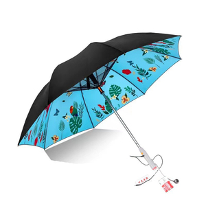 Sombrilla Eléctrica con Rociador de Agua Dericsson, Diseño Novedoso con Logotipo Personalizado, Control Manual, Plástico, para Camping y Uso en Exteriores - Product Image 1
