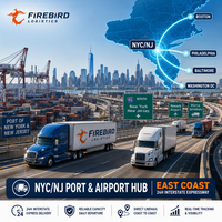Solution de réduction des coûts pour les envois entrants Amazon FBA de Firebird.Truck.line, pour le réapprovisionnement de gros lots d'inventaire.
