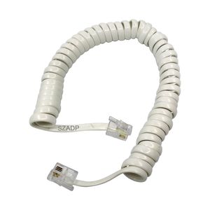 Câble <span class=keywords><strong>de</strong></span> ligne téléphonique, <span class=keywords><strong>cordon</strong></span> spiralé en PU hautement élastique, fil <span class=keywords><strong>de</strong></span> cuivre réglable <span class=keywords><strong>de</strong></span> 1 à 10 m - Product Image 4