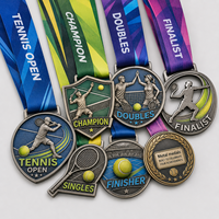 Médailles de sport personnalisées en alliage de zinc 3D pour marathon, demi-marathon, course de 10 km, médailles de finisseur de course urbaine avec ruban