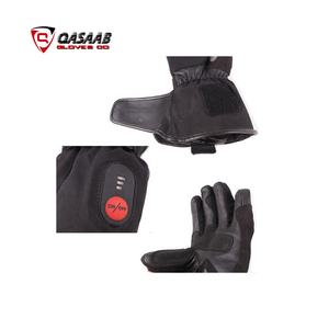 Gants chauffants pour motocyclette Gants en cuir chauffants à batterie, coupe-vent, avec contrôle de la température et isolation électrique - Product Image 4