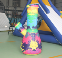 Le tabagisme géant gonflable de publicité extérieure Bongs le becher gonflable de ballons bong le modèle gonflable de conduites d'eau de becher de fumée