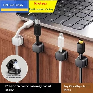 Organizzatore di cavi da scrivania TGYW per <span class=keywords><strong>caricabatterie</strong></span> e cavi dati di cellulari, con design a striscia magnetica bifacciale. - Product Image 3