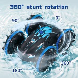 <span class=keywords><strong>Coche</strong></span> Anfibio Todoterreno con Control Remoto, 4WD, Rotación de 360 Grados, <span class=keywords><strong>Coche</strong></span> de Acrobacias RC - Product Image 3