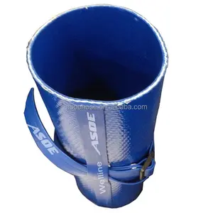 ASOE Polyurethane Hose For Rising Submersible Pump 4 Inch Borehole Pump Layflat Hose