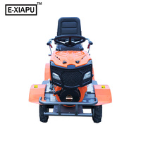Tracteur de jardin miniature mobile E-XIAPU à 4 roues, diesel, avec rotoculteur et siège