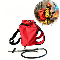 Sac à dos de pompier OEM 20L imperméable et durable, en tissu Oxford extérieur et en maille PVC intérieure, double couche, pour la lutte contre les incendies de forêt
